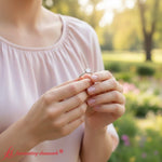 Load image into Gallery viewer, heart-shaped-minimal-solitaire-engagement-ring--in-white-gold-fdens9358-2