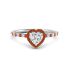 Load image into Gallery viewer, heart-shaped-orange-sapphire-halo-petite-engagement-ring-in-white-gold-FD8523HTRGSAORANGLE3-NL-WG