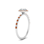 Load image into Gallery viewer, heart-shaped-orange-sapphire-halo-petite-engagement-ring-in-white-gold-FD8523HTRGSAORANGLE3-NL-WG

