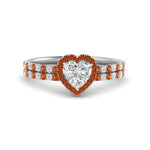 Load image into Gallery viewer, heart-shaped-orange-sapphire-halo-wedding-ring-set-in-white-gold-FD8523HTGSAOR-NL-WG
