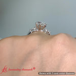 Load image into Gallery viewer, heart-shaped-pear-3-stone-cathedral-engagement-ring-in-14k-white-gold-fdenr9210-15