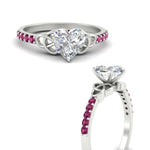 Load image into Gallery viewer, heart-shaped-petite-pave-pink-sapphire-fancy-engagement-ring-for-women-in-white-gold-fdenr8061htgsadrpiangle3-nl-wg

