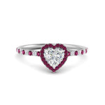 Load image into Gallery viewer, heart-shaped-pink-sapphire-halo-petite-engagement-ring-in-white-gold-FD8523HTRGSADRPIANGLE3-NL-WG

