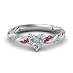 Load image into Gallery viewer, heart-shaped-pink-sapphire-twisted-vine-engagement-ring-in-white-gold-FD9127HTRGSADRPI-NL-WG
