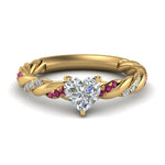 Load image into Gallery viewer, heart-shaped-pink-sapphire-twisted-vine-engagement-ring-in-yellow-gold-FD9127HTRGSADRPI-NL-YG
