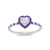 Load image into Gallery viewer, heart-shaped-purple-topaz-halo-petite-engagement-ring-in-white-gold-FD8523HTRGVITOANGLE3-NL-WG