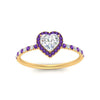 Load image into Gallery viewer, heart-shaped-purple-topaz-halo-petite-engagement-ring-in-yellow-gold-FD8523HTRGVITOANGLE3-NL-YG