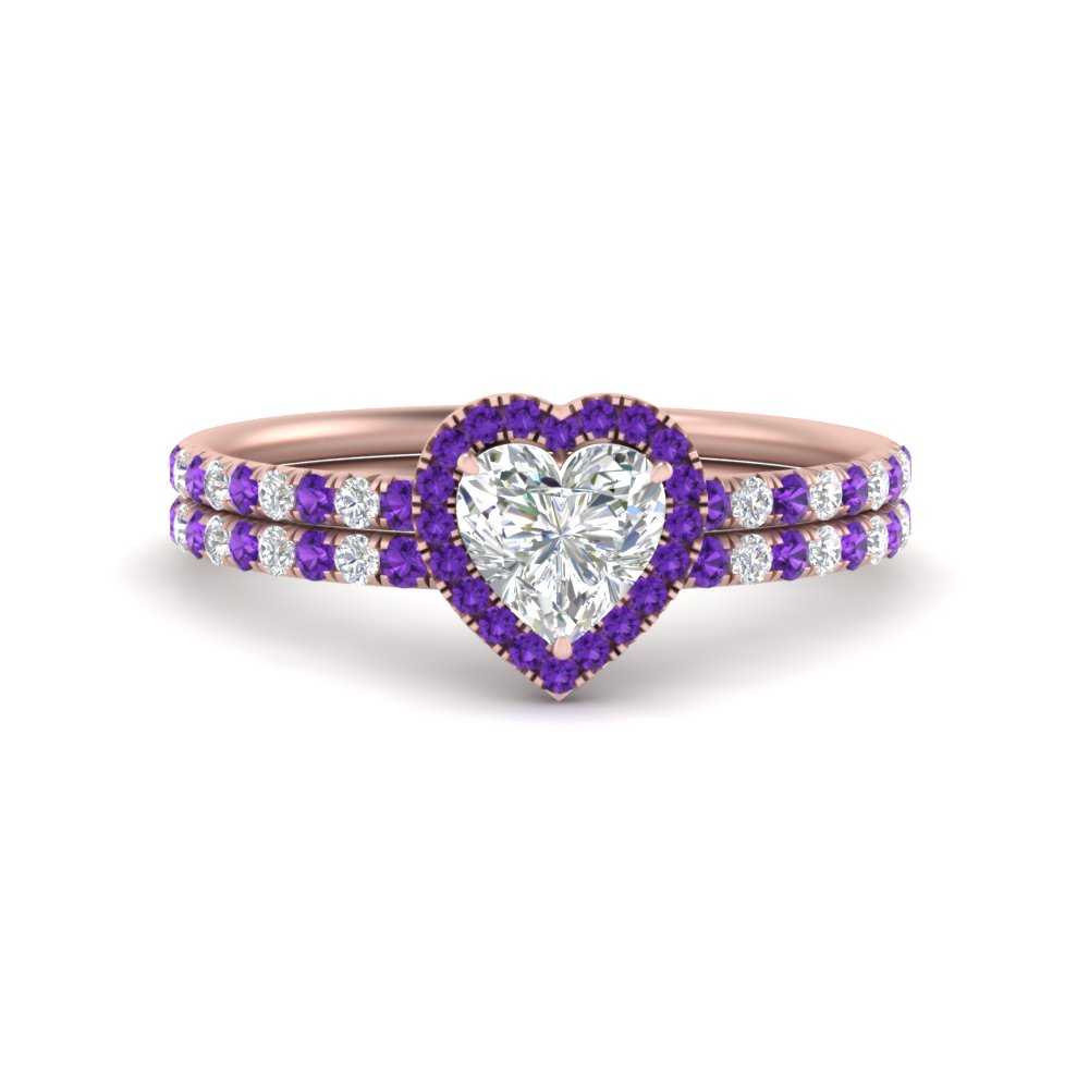 heart-shaped-purple-topaz-halo-wedding-ring-set-in-rose-gold-FD8523HTGVITO-NL-RG