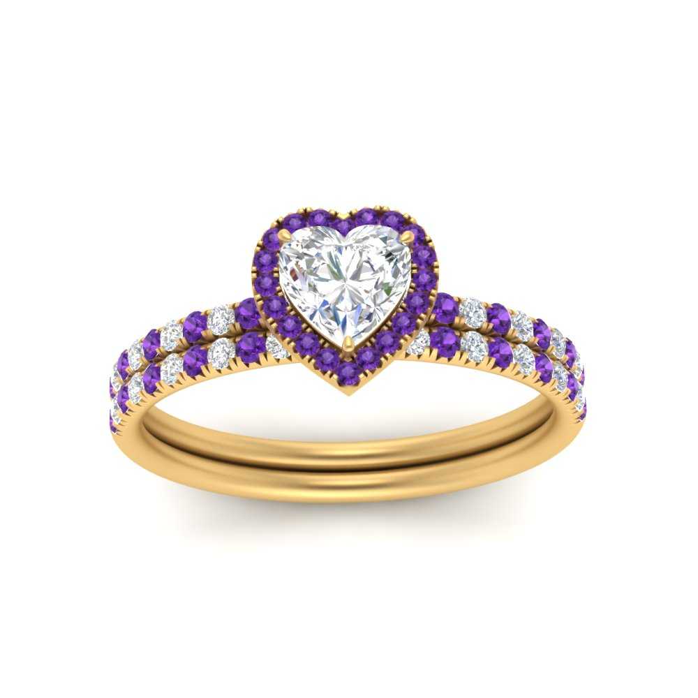 heart-shaped-purple-topaz-halo-wedding-ring-set-in-yellow-gold-FD8523HTGVITO-NL-YG