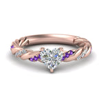 Load image into Gallery viewer, heart-shaped-purple-topaz-twisted-vine-engagement-ring-in-rose-gold-FD9127HTRGVITO-NL-RG
