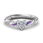 Load image into Gallery viewer, heart-shaped-purple-topaz-twisted-vine-engagement-ring-in-white-gold-FD9127HTRGVITO-NL-WG
