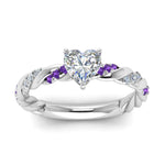 Load image into Gallery viewer, heart-shaped-purple-topaz-twisted-vine-engagement-ring-in-white-gold-FD9127HTRGVITOANGLE5-NL-WG
