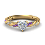 Load image into Gallery viewer, heart-shaped-purple-topaz-twisted-vine-engagement-ring-in-yellow-gold-FD9127HTRGVITO-NL-YG
