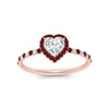 Load image into Gallery viewer, heart-shaped-ruby-halo-petite-engagement-ring-in-rose-gold-FD8523HTRGRUDRANGLE3-NL-RG