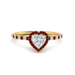 Load image into Gallery viewer, heart-shaped-ruby-halo-petite-engagement-ring-in-yellow-gold-FD8523HTRGRUDRANGLE3-NL-YG
