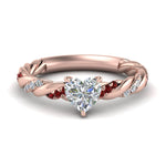Load image into Gallery viewer, heart-shaped-ruby-twisted-vine-engagement-ring-in-rose-gold-FD9127HTRGRUDR-NL-RG
