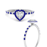 Load image into Gallery viewer, heart-shaped-sapphire-halo-petite-engagement-ring-in-white-gold-FD8523HTRGSABLANGLE3-NL-WG
