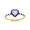 Load image into Gallery viewer, heart-shaped-sapphire-halo-petite-engagement-ring-in-yellow-gold-FD8523HTRGSABLANGLE3-NL-YG