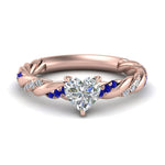 Load image into Gallery viewer, heart-shaped-sapphire-twisted-vine-engagement-ring-in-rose-gold-FD9127HTRGSABL-NL-RG
