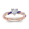 Load image into Gallery viewer, heart-shaped-sapphire-twisted-vine-engagement-ring-in-rose-gold-FD9127HTRGSABLANGLE5-NL-RG