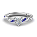 Load image into Gallery viewer, heart-shaped-sapphire-twisted-vine-engagement-ring-in-white-gold-FD9127HTRGSABL-NL-WG
