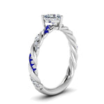 Load image into Gallery viewer, heart-shaped-sapphire-twisted-vine-engagement-ring-in-white-gold-FD9127HTRGSABLANGLE2-NL-WG
