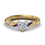 Load image into Gallery viewer, heart-shaped-sapphire-twisted-vine-engagement-ring-in-yellow-gold-FD9127HTRGSABL-NL-YG
