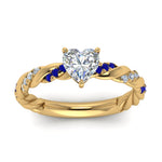 Load image into Gallery viewer, heart-shaped-sapphire-twisted-vine-engagement-ring-in-yellow-gold-FD9127HTRGSABLANGLE5-NL-YG
