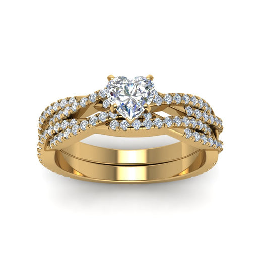 heart-shaped-simple-diamond-twisted-vine-bridal-ring-sets-in-14K-yellow-gold-FD8233HT-NL-YG