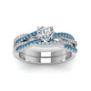 Load image into Gallery viewer, heart-shaped-simple-diamond-twisted-vine-bridal-ring-sets-with-ice-blue-topaz-in-950-Platinum-FD8233HTGICBLTO-NL-WG
