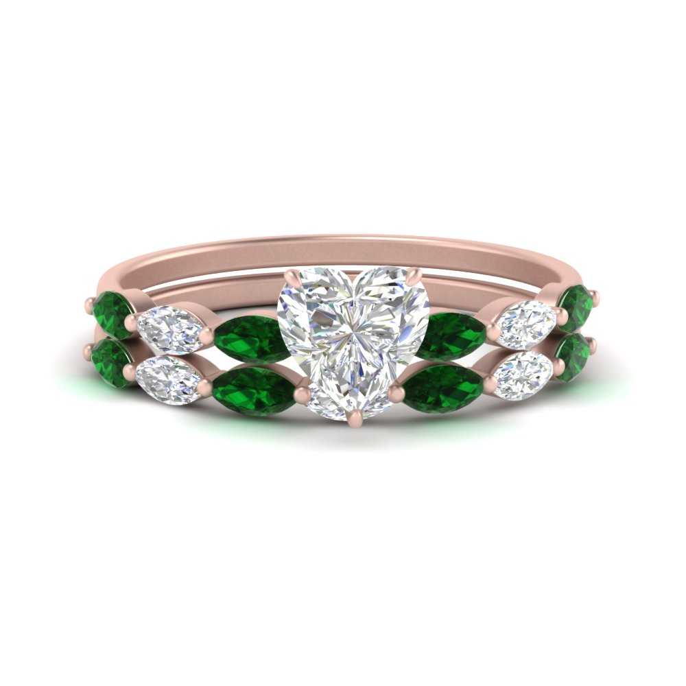 heart-shaped-single-prong-marquise-emerald-engagement-ring-and-band-in-FD9939HTGEMGR-NL-RG