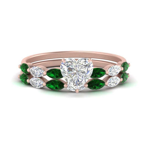 heart-shaped-single-prong-marquise-emerald-engagement-ring-and-band-in-FD9939HTGEMGR-NL-RG