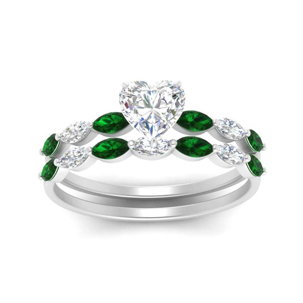 heart-shaped-single-prong-marquise-emerald-engagement-ring-and-band-in-FD9939HTGEMGR-NL-WG