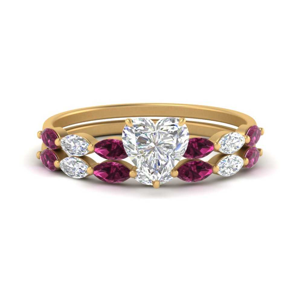 heart-shaped-single-prong-marquise-pink-sapphire-engagement-ring-and-band-in-FD9939HTGSADRPI-NL-YG