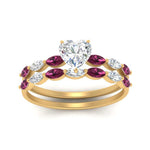 Load image into Gallery viewer, heart-shaped-single-prong-marquise-pink-sapphire-engagement-ring-and-band-in-FD9939HTGSADRPI-NL-YG
