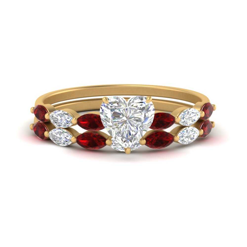 heart-shaped-single-prong-marquise-ruby-engagement-ring-and-band-in-FD9939HTGRUDR-NL-YG