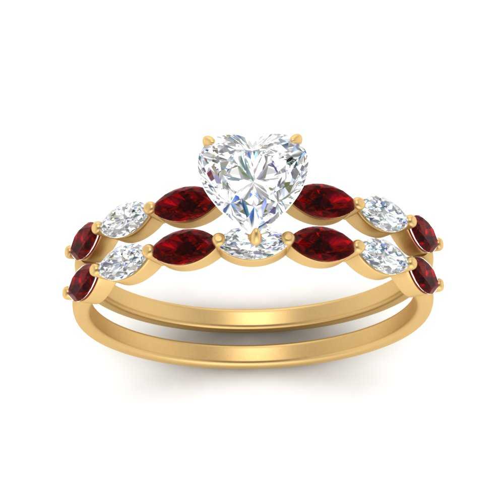 heart-shaped-single-prong-marquise-ruby-engagement-ring-and-band-in-FD9939HTGRUDR-NL-YG