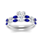 Load image into Gallery viewer, heart-shaped-single-prong-marquise-sapphire-engagement-ring-and-band-in-FD9939HTGSABL-NL-WG
