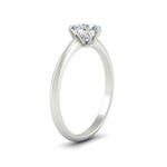 Load image into Gallery viewer, Heart Solitaire Ring With Floral Head
