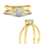 Load image into Gallery viewer, heart-shaped-split-shank-single-stone-ring-in-yellow-gold-fdenr1008htangle3-nl-yg