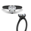 Load image into Gallery viewer, heart-shaped-stunning-solitaire-diamond-ring-in-black-gold-FD11296HTRANGLE3-NL-BG