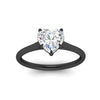 Load image into Gallery viewer, heart-shaped-stunning-solitaire-diamond-ring-in-black-gold-FD11296HTRANGLE5-NL-BG