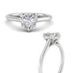 Load image into Gallery viewer, heart-shaped-stunning-solitaire-diamond-ring-in-platinum-FD11296HTRANGLE3-NL-WG