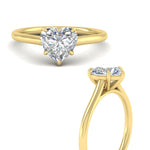 Load image into Gallery viewer, heart-shaped-stunning-solitaire-diamond-ring-in-yellow-gold-FD11296HTRANGLE3-NL-YG