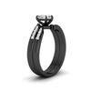 Load image into Gallery viewer, heart-shaped-swirl-channel-diamond-bridal-black-set-in-black-gold-FDENS4028HT-NL-BG.jpg