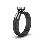 Load image into Gallery viewer, heart-shaped-swirl-channel-diamond-bridal-black-set-in-black-gold-FDENS4028HT-NL-BG.jpg
