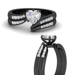 Load image into Gallery viewer, heart-shaped-swirl-channel-diamond-bridal-black-set-in-black-gold-FDENS4028HT-NL-BG.jpg
