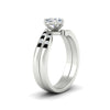 Load image into Gallery viewer, heart-shaped-swirl-channel-diamond-bridal-set-with-black-diamond-in-white-gold-FDENS4028HTGBLACK-NL-WG.jpg
