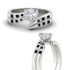 Load image into Gallery viewer, heart-shaped-swirl-channel-diamond-bridal-set-with-black-diamond-in-white-gold-FDENS4028HTGBLACK-NL-WG.jpg