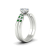 Load image into Gallery viewer, heart-shaped-swirl-channel-diamond-bridal-set-with-emerald-in-white-gold-FDENS4028HTGEMGR-NL-WG.jpg